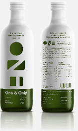 one and olive bottles